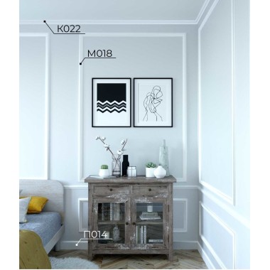 Молдинг MX018, 45х20, экополимер