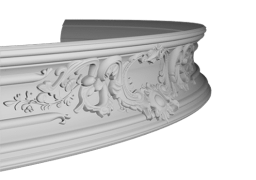 Карниз европласт 1.50.252 гибкий белый