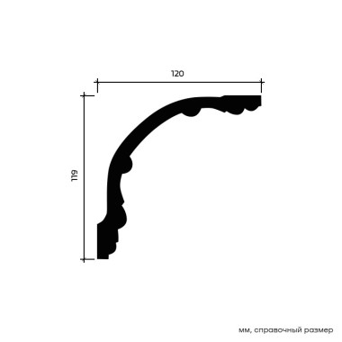 Карниз европласт 1.50.252