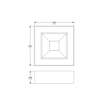 Дверной декор из дюрополимера Orac Decor D200