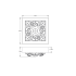 Дверной декор из дюрополимера Orac Decor D210