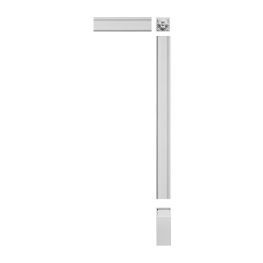 Дверной декор из дюрополимера Orac Decor D210