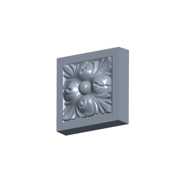 Дверной декор из дюрополимера Orac Decor D210