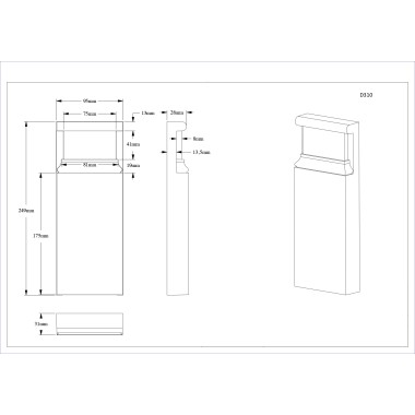 Дверной декор из дюрополимера Orac Decor D310
