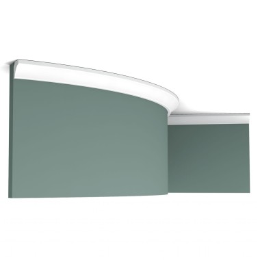 Гибкий Потолочный плинтус (карниз) из полиуретана Orac Decor C250F