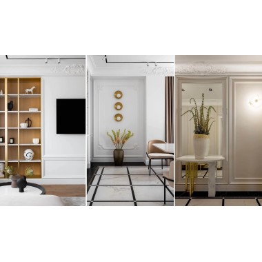 Потолочный плинтус (карниз) из полиуретана Orac Decor C338A