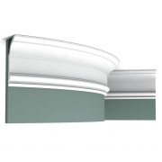 Гибкий Потолочный плинтус (карниз) из полиуретана Orac Decor C339F