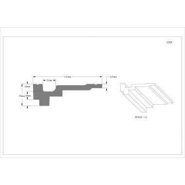 Карниз из полиуретана Orac Decor C355