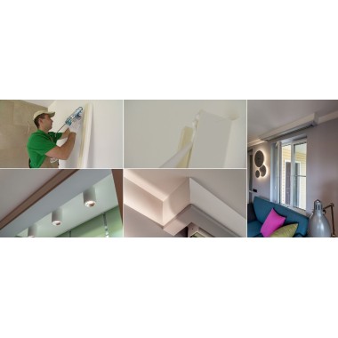 Потолочный плинтус (карниз) Orac Decor C373 под подсветку