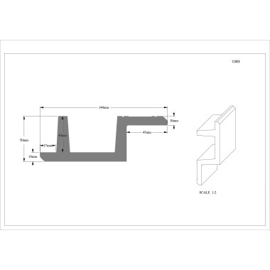 Карниз Orac Decor C383 под подсветку потолка