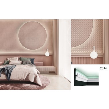 Многофункциональный профиль из полиуретана Orac Decor C394 под подсветку