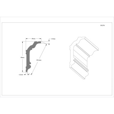 Карниз из дюрополимера Orac Decor axxent CX176