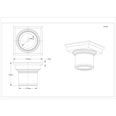 КАПИТЕЛЬ КОЛОННЫ K1112
