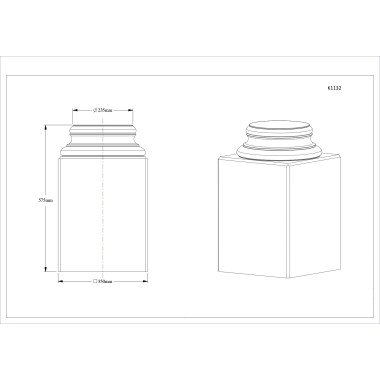 БАЗА ЭЛЕМЕНТ КОЛОННЫ Orac Decor K1132