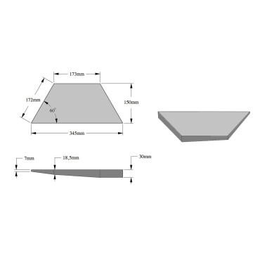 Декоративная панель Trapezium W101