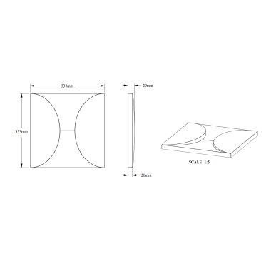 Панель Orac Decor W107 CIRCLE