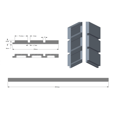 Панель Orac Decor W116 BAR XL