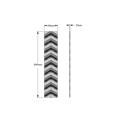 Панель Orac Decor W130 CHEVRON