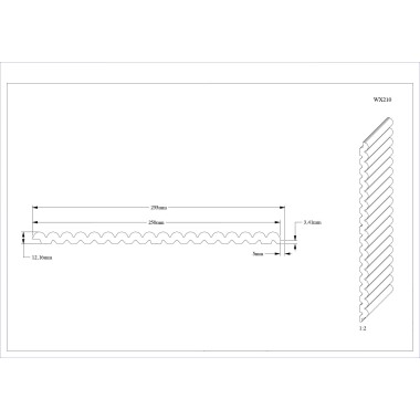 Панель Orac Decor WX210 REED