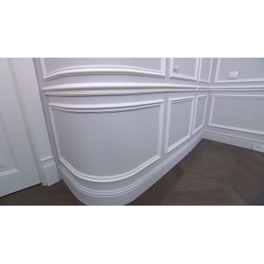 ПЛИНТУС ИЗ ПОЛИУРЕТАНА С КАБЕЛЬ-КАНАЛОМ Orac Decor SX138F гибкий