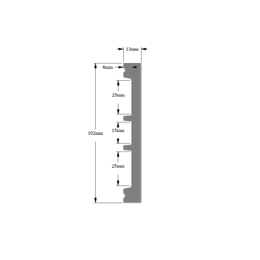 Профиль многофункциональный Orac Decor С КАБЕЛЬ-КАНАЛОМ SX163 Square