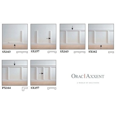 Профиль многофункциональный Orac Decor С КАБЕЛЬ-КАНАЛОМ SX163 Square
