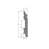 Плинтус Orac Decor SX165