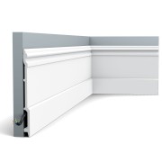 Плинтус с кабель-каналом Orac Decor SX191