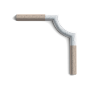 Угловой элемент из полиуретана Orac Decor P101A