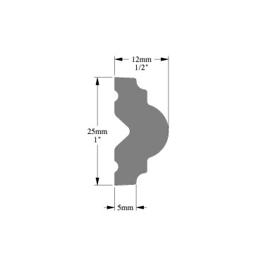 Гибкий Молдинг Orac Decor PX103F