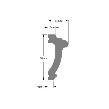 Молдинг из дюрополимера Orac Decor PX113
