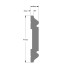 Гибкий Молдинг Orac Decor PX144F