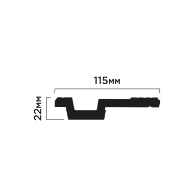 Карниз HIWOOD A115V1