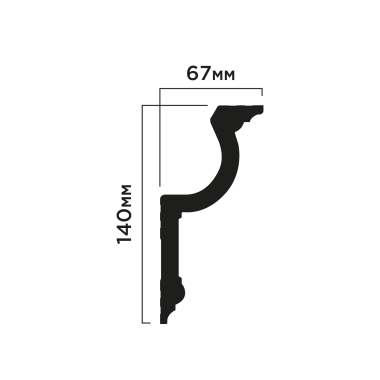 Карниз A155 HIWOOD