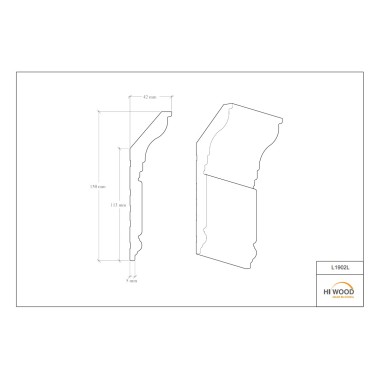 Карниз HIWOOD L1902L