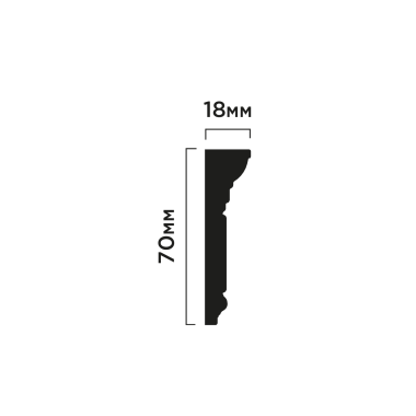 Карниз Hiwood M1702 Полистирол Под покраску