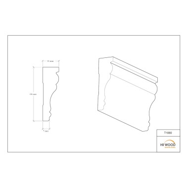 Карниз HIWOOD T1060