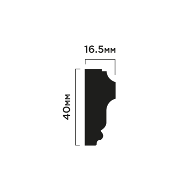 Молдинг D40V2 HIWOOD