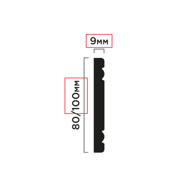 Молдинг Hiwood W1010 Полистирол Под покраску