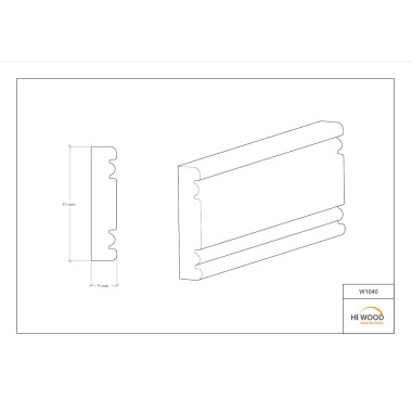 Молдинг HIWOOD W1040