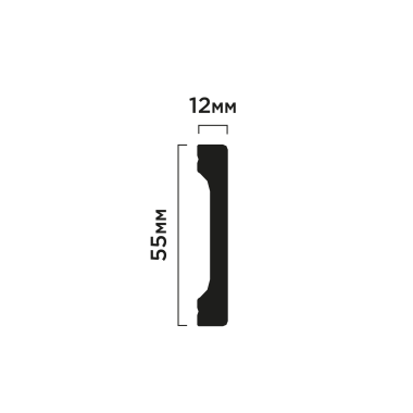 Плинтус HIWOOD B55V1