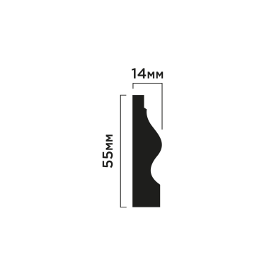Плинтус HIWOOD WE55