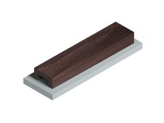 Декоративная рейка LB40 BR395 HIWOOD
