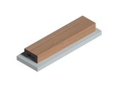 Декоративная рейка LB40 BR417 HIWOOD