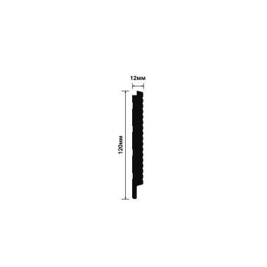 Панель Hiwood LV127L BR490 Декорированный Полистирол