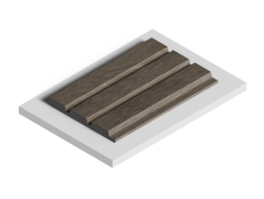 Панель Hiwood LV124 BR490 Полистирол