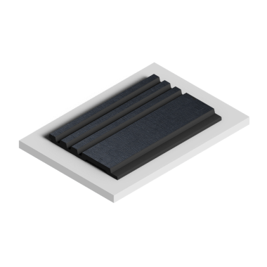 Панель Hiwood LV128 BK114K Полистирол