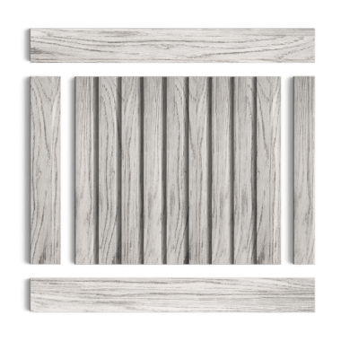 Панель Hiwood LV124 GR24 Декорированный Полистирол