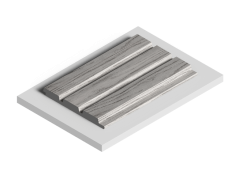 Панель Hiwood LV124 GR24 Декорированный Полистирол