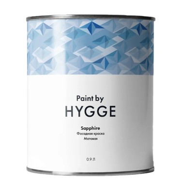Sapphire by HYGGE матовая фасадная износостойкая краска